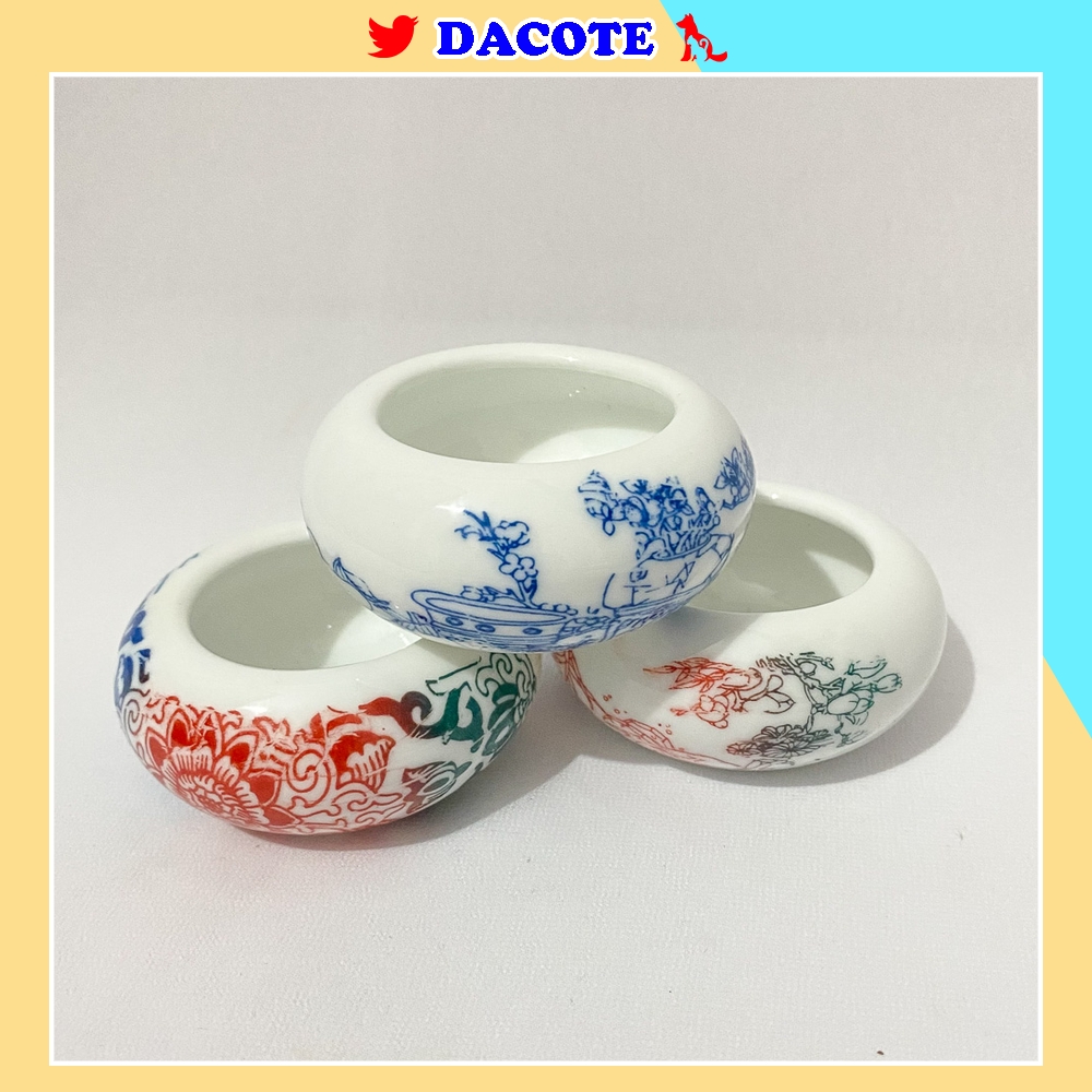 Cóng đựng sâu cho chim chất liệu gốm sứ cao cấp (1 chiếc)