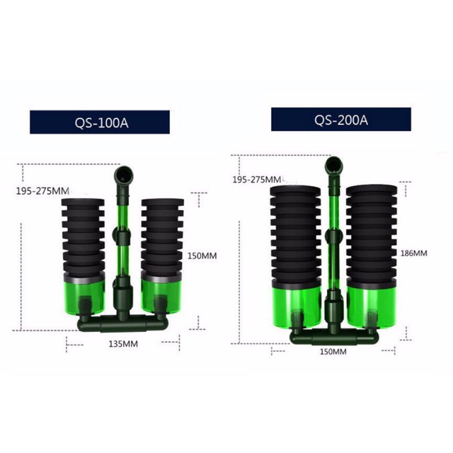 Lọc sủi vi sinh qs 100a và qs 200a