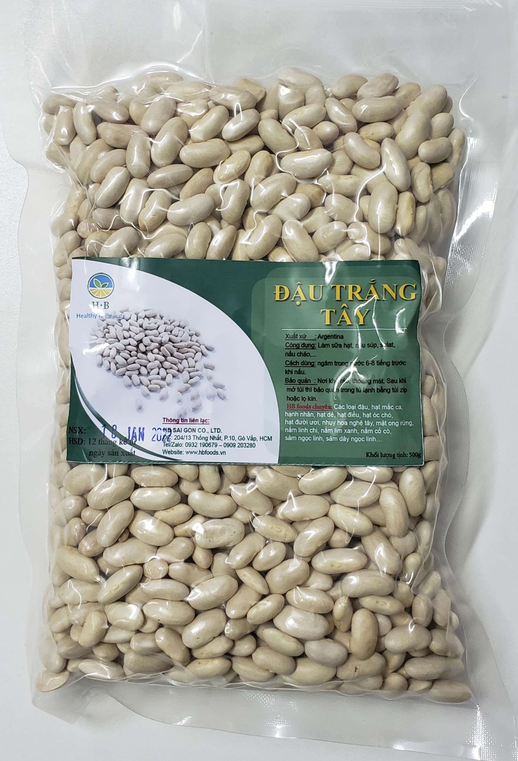 Đậu Trắng Tây - Argentina, 500g