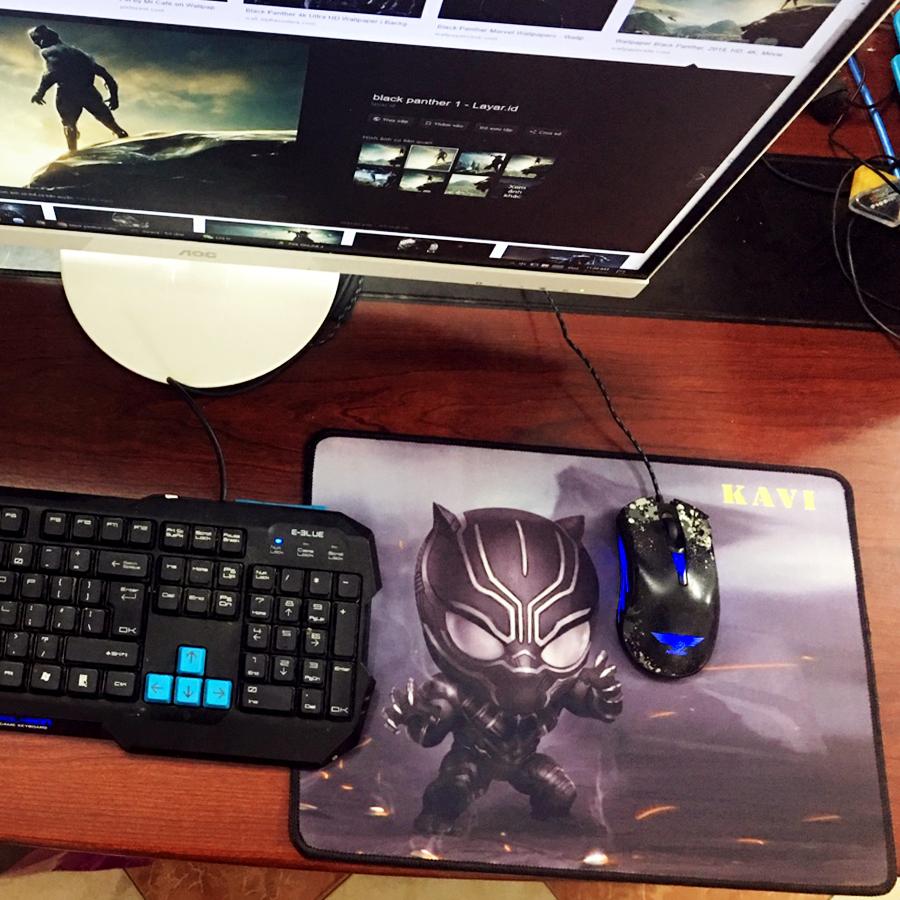 Tấm Lót Chuột Chơi Game Black Panther (40x30)