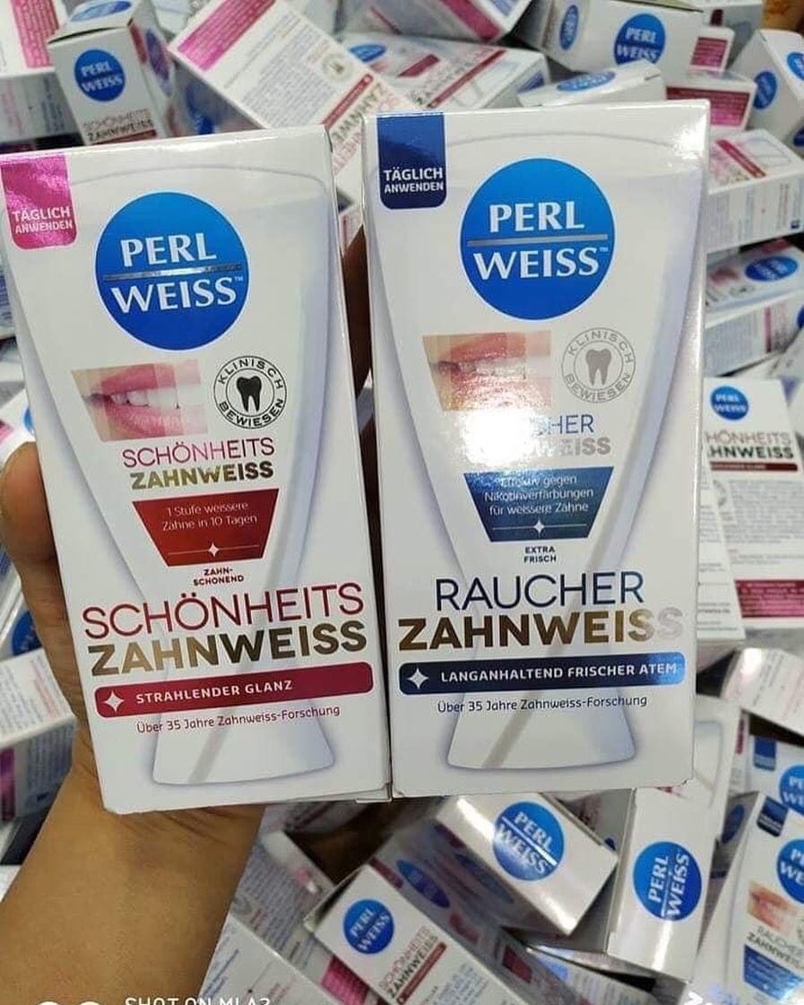KEM ĐÁNH RĂNG SIÊU TRẮNG PERL WEISS ĐÁNH RĂNG SIÊU TRẮNG