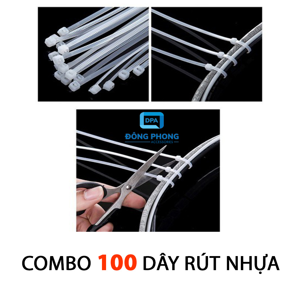 100 Dây Rút Nhựa Siêu Chắc Giá Rẻ