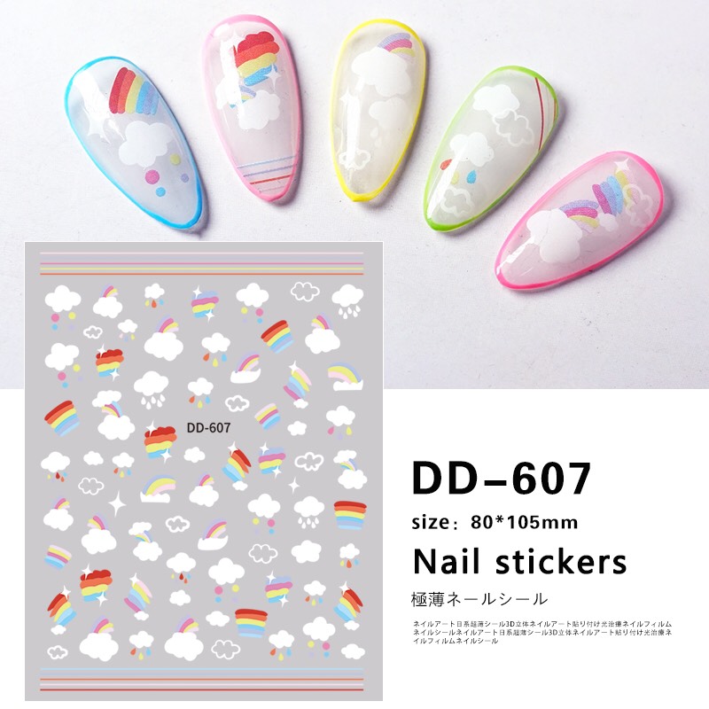 STICKER DÁN MÓNG ĐÁM MÂY