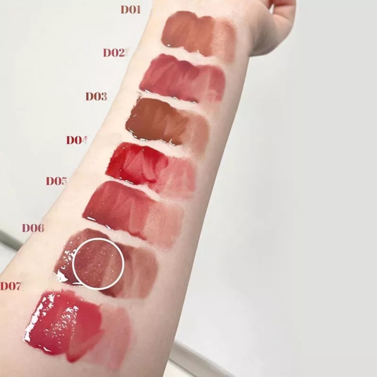 SON KEM TINT DUDU LIP GLAZE VỎ TÍM