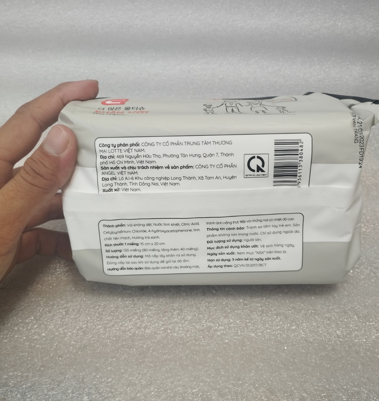(HCM) Combo 2 gói khăn ướt Choice L 120M