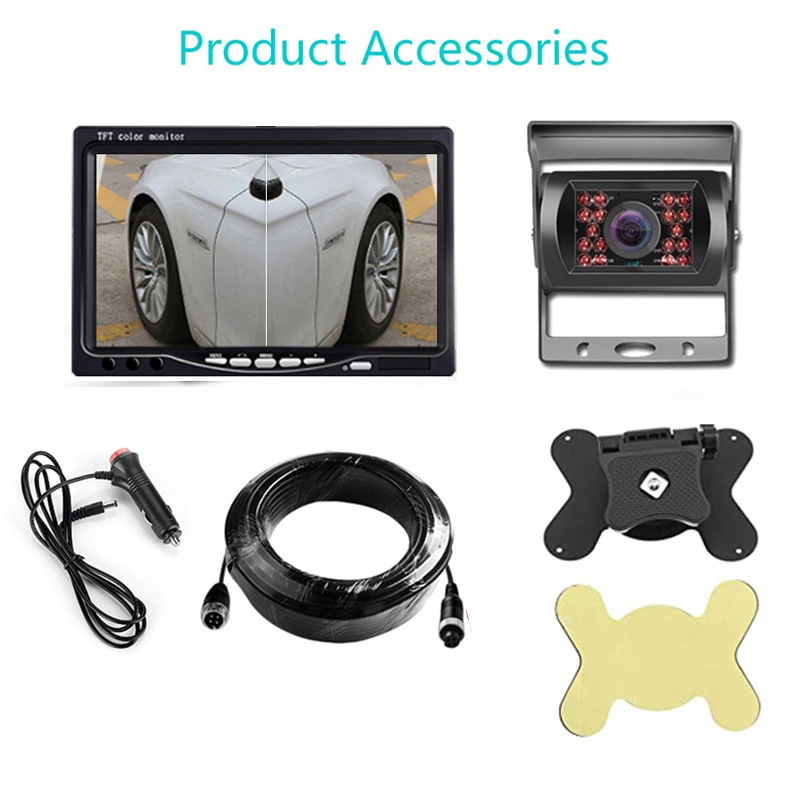 [SG] Combo Camera Lùi Chống Nước Xe Tải + Màn Hình 7 Inch