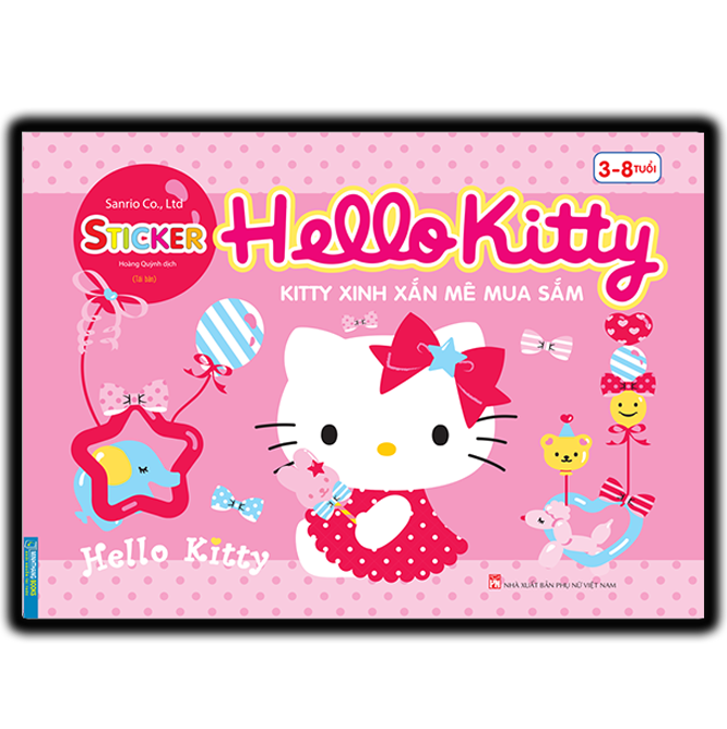 Sách - Stickers Hello Kitty (sách bản quyền)