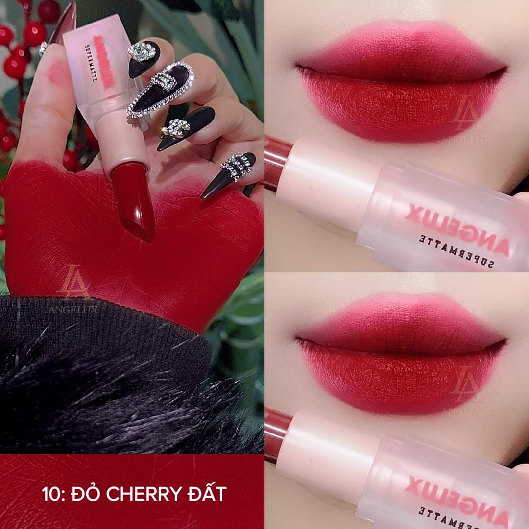 SON THỎI SÁP ANGELUX 2023 NEW - ĐỎ CHERY