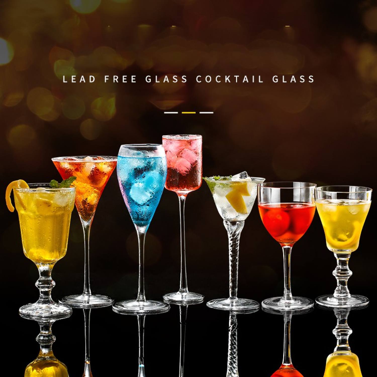 Martini Glass Cocktail - Ly Cocktail thủy tinh