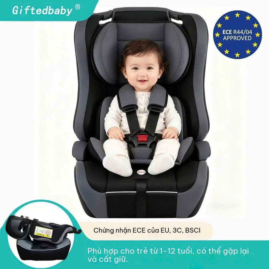 ghế trẻ em ngồi xe oto với các tính năng bảo vệ và hỗ trợ, phù hợp cho nhiều giai đoạn phát triển, ghế ngồi an toàn cho bé, ghế oto trẻ em