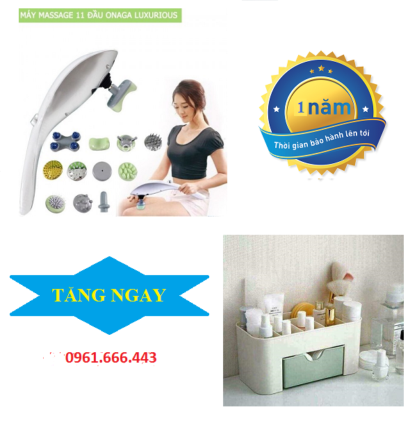 Máy massage cầm tay 11 đầu Luxurious