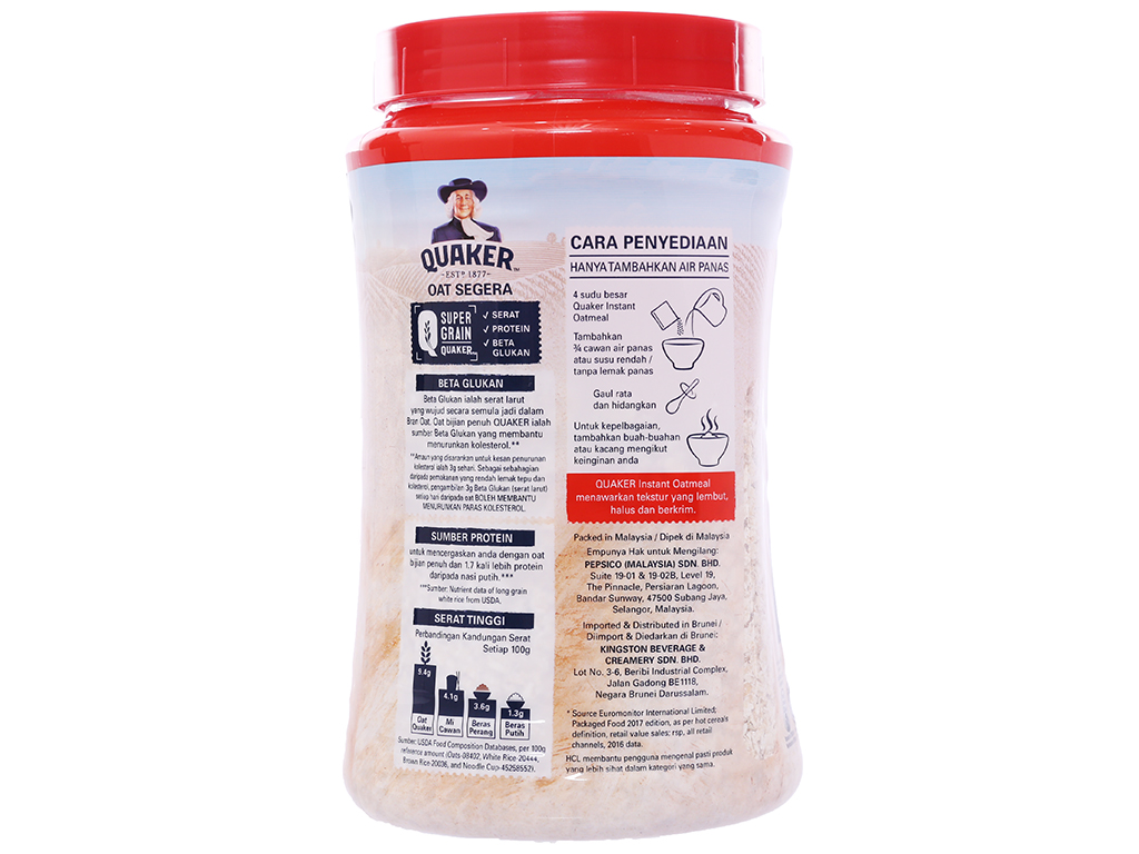Yến mạch ăn liền Quaker 600g