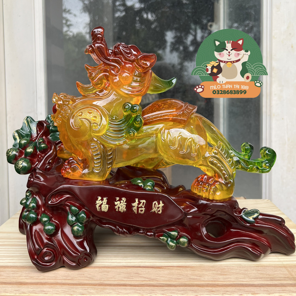 Tỳ hưu phong thủy chiêu tài lộc quà tặng tân gia ý nghĩa, tỳ hưu kéo bắp cải