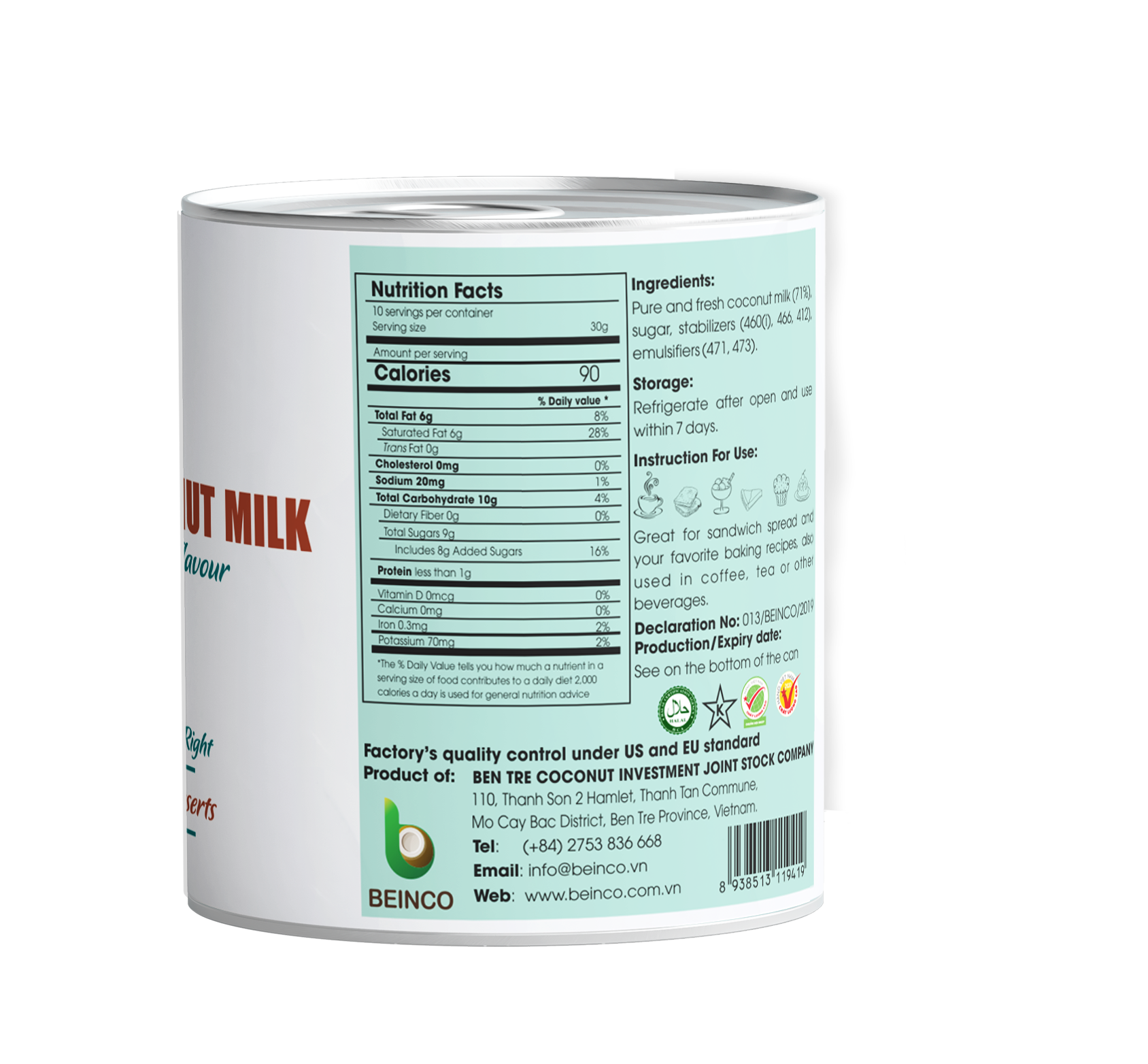 Creamer Dừa Béo Đặc Delta Coco 300gr