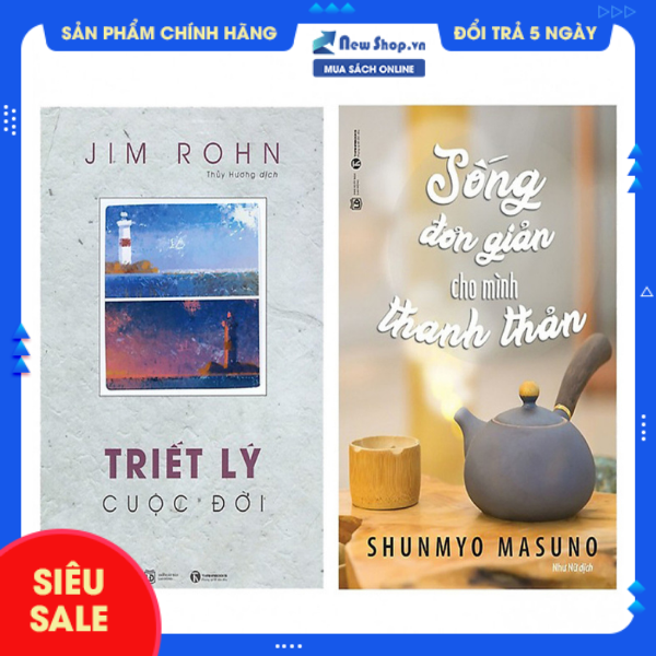 Combo sống đơn giản cho mình thanh thản + triết lý cuộc đời - newshop