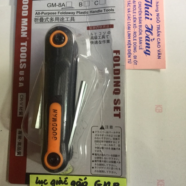 TÔ LỤC GIÁC LOẠI GẬP GOODMAN /GM-8A