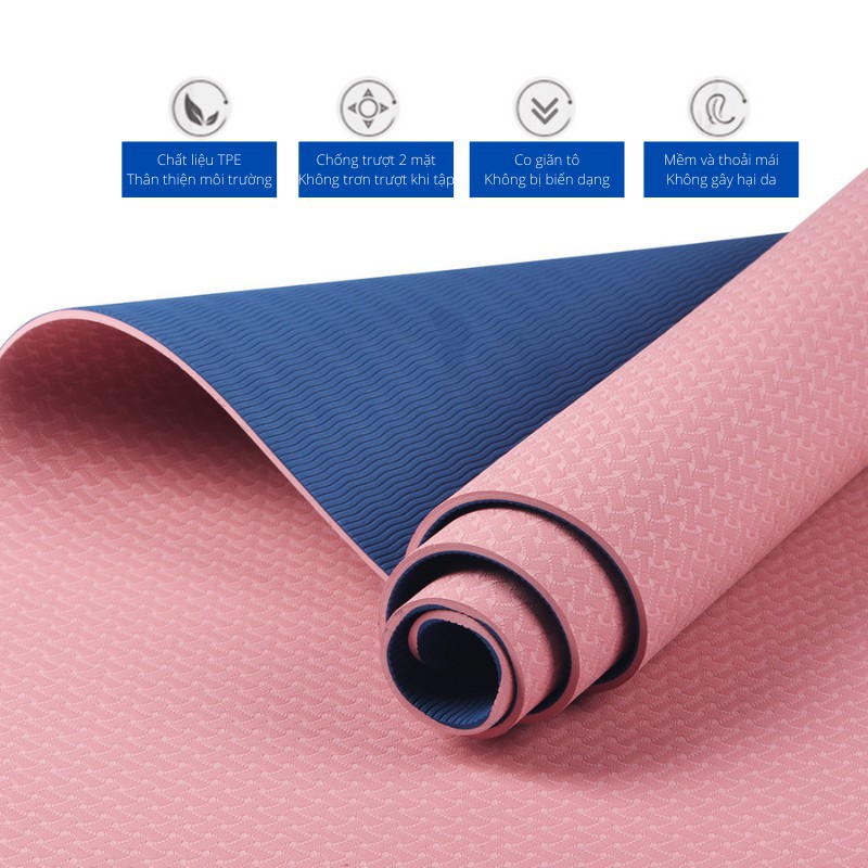 ⛔FREESHIP⛔ Thảm Yoga 2 lớp