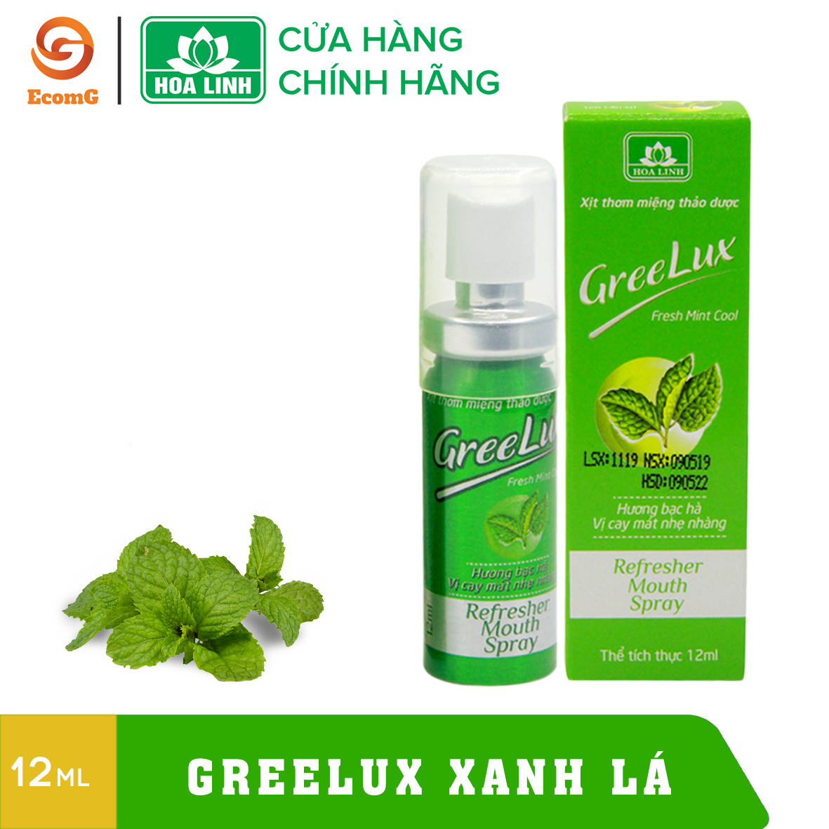 Combo Greelux – Xịt thơm miệng cho hơi thở thơm mát - CB2 - 002