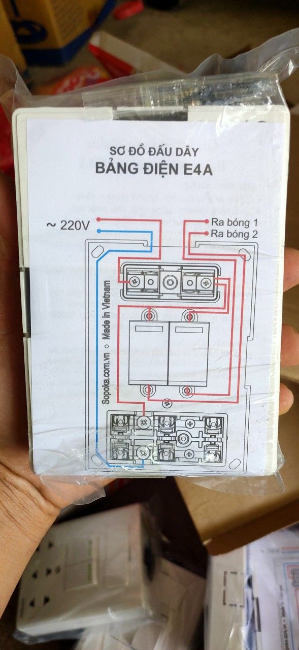 Bảng điện cao cấp E3A Sopoka