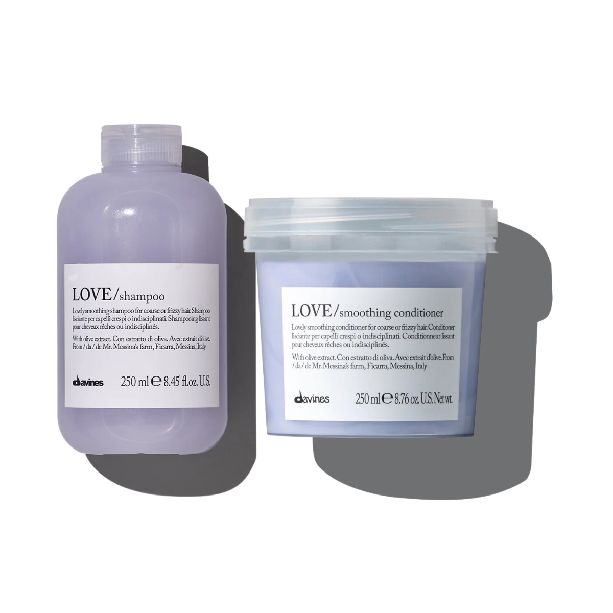 Combo gội xả mềm mượt davines love 250ml