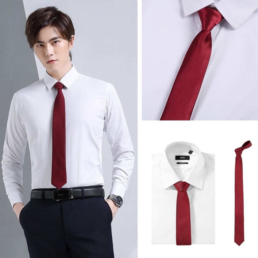 Cà Vạt Lụa Hàn Quốc Bản 5cm