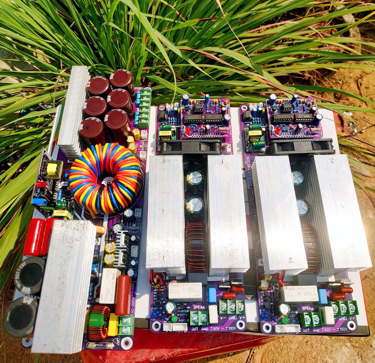 Class D 6Fet Power & Source Circuit Combo