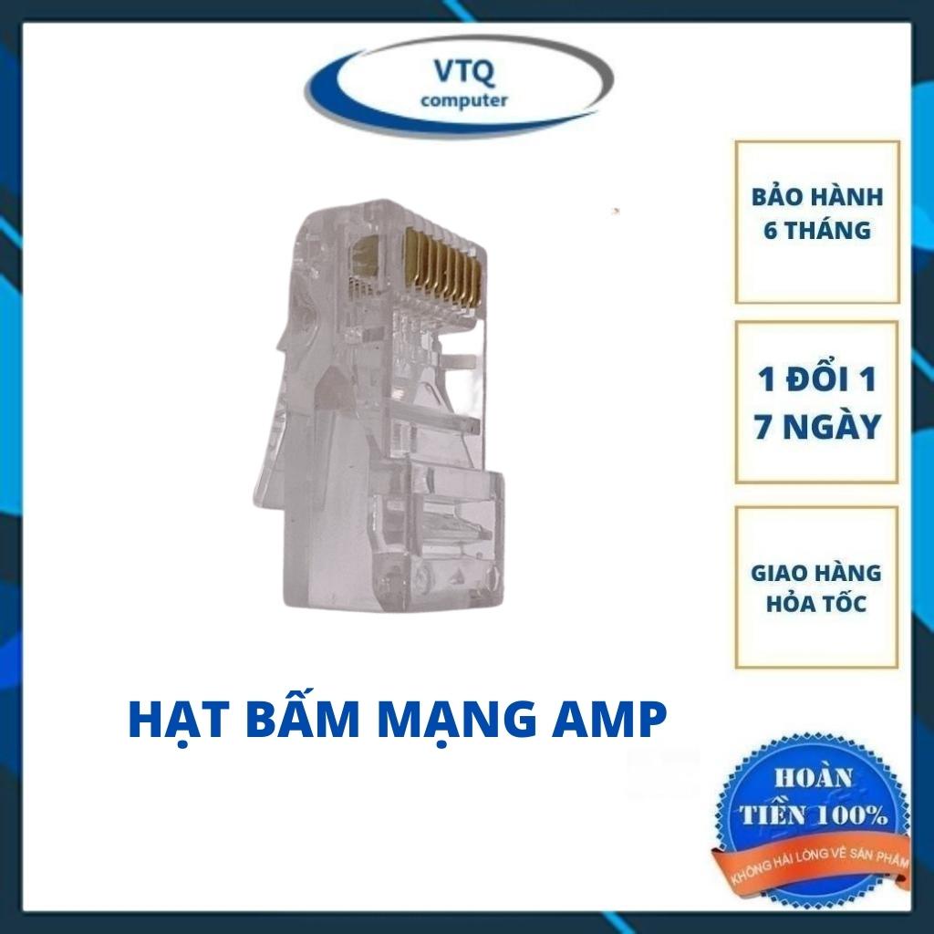 Hạt mạng AMP,đầu bấm mạng amp RJ45 hộp 100 hạt