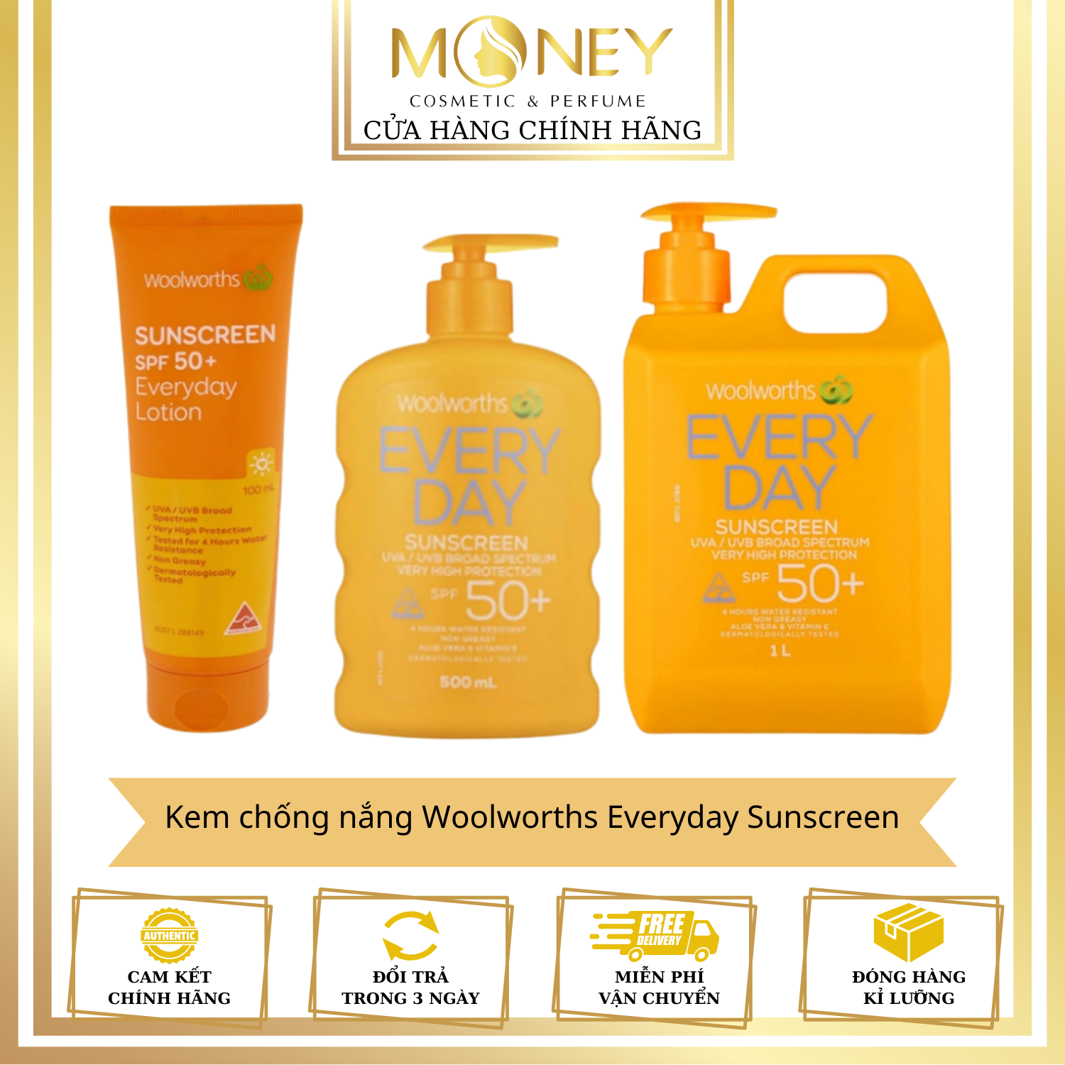 Kem Chống nắng Woolworths Everyday  50SPF