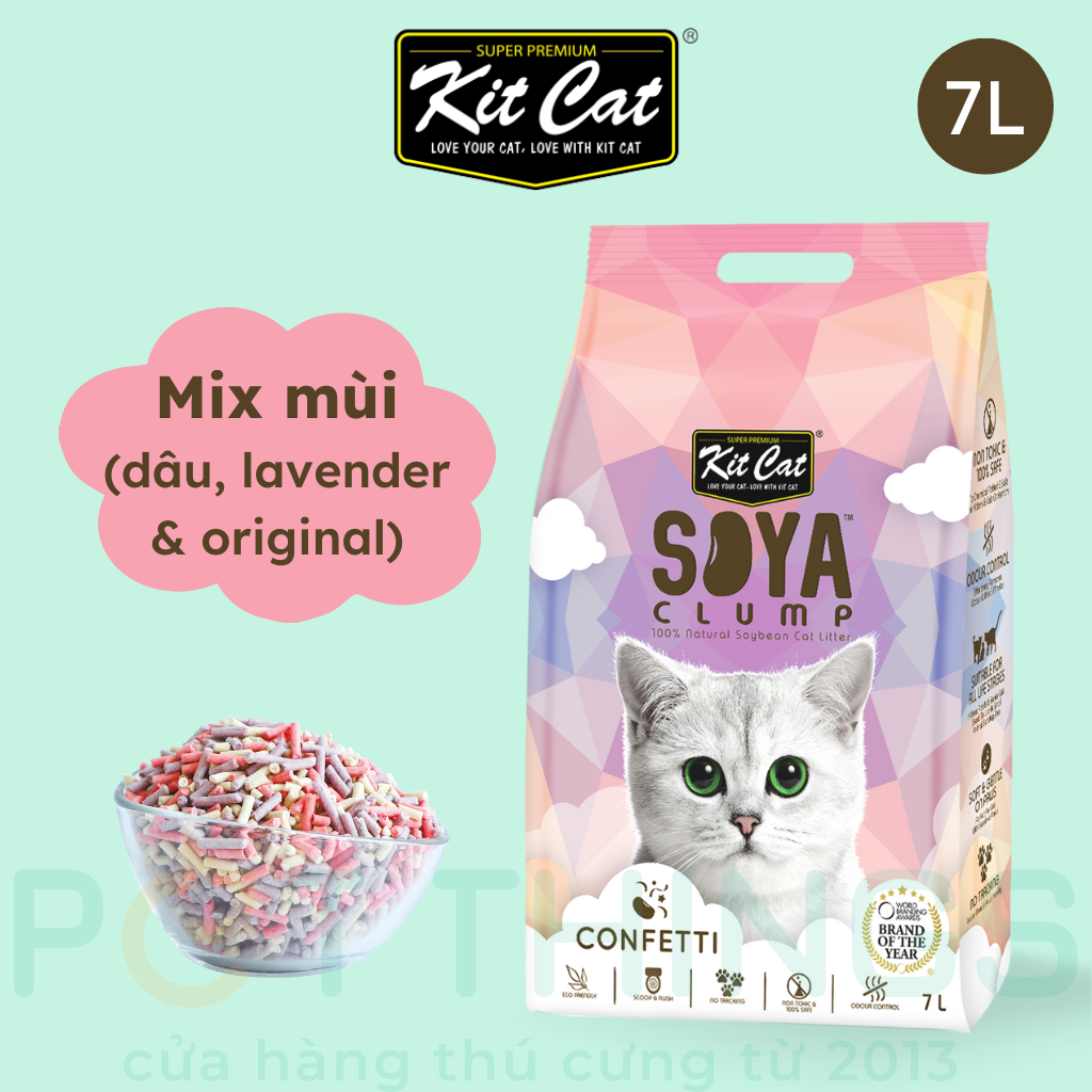 Kitcat soya clump 7l for cat