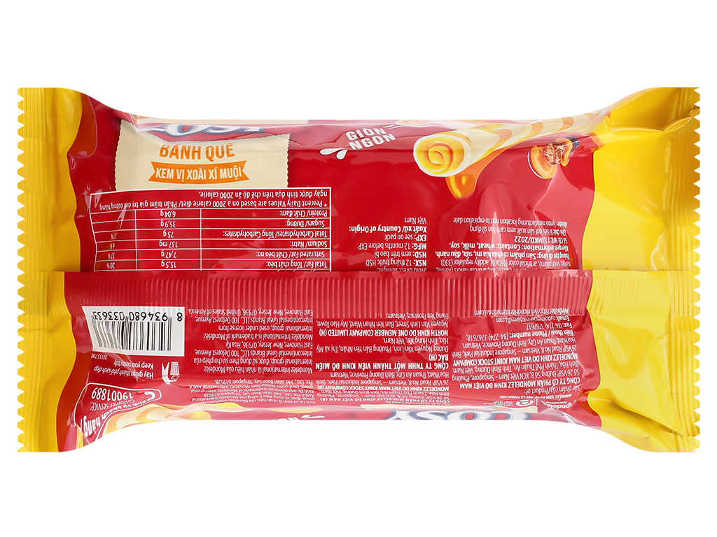 Bánh quế Cosy 117g - CTY BÁT MUỘI