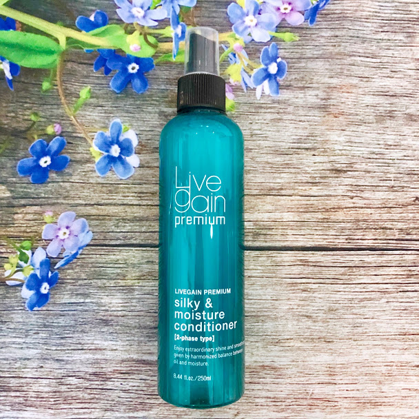 [HCM]Xịt dưỡng tóc (xả khô) siêu mượt Livegain Premium Silky & Moisture Conditioner 250ml