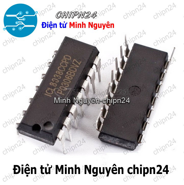 [1 con] (DIP) IC ICL8038 DIP-14 (ICL8038CCPD 8038) - HH004811