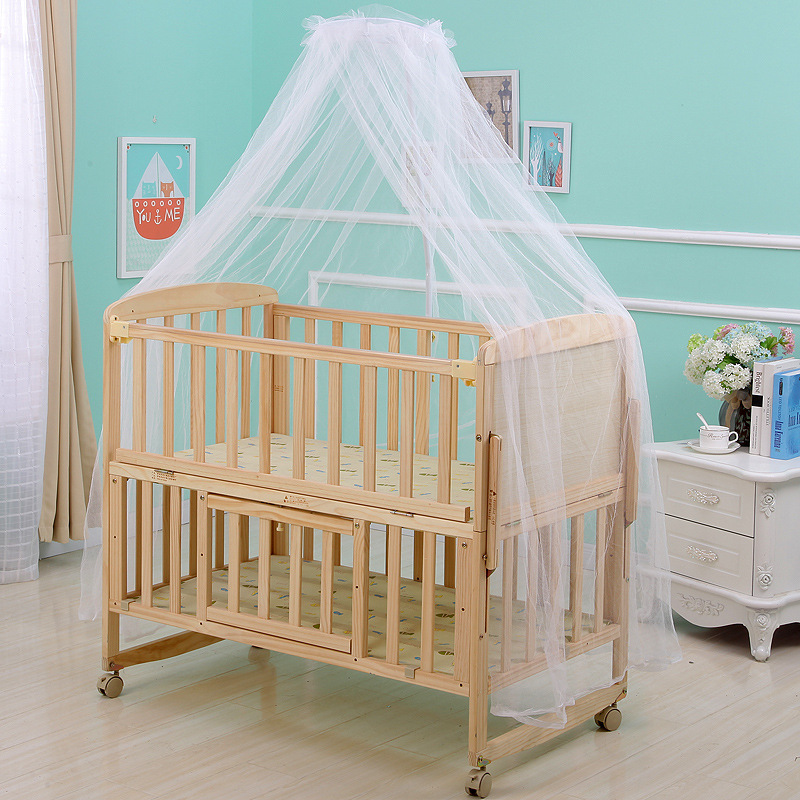 Giường cũi , nôi gỗ 2 tầng cho bé