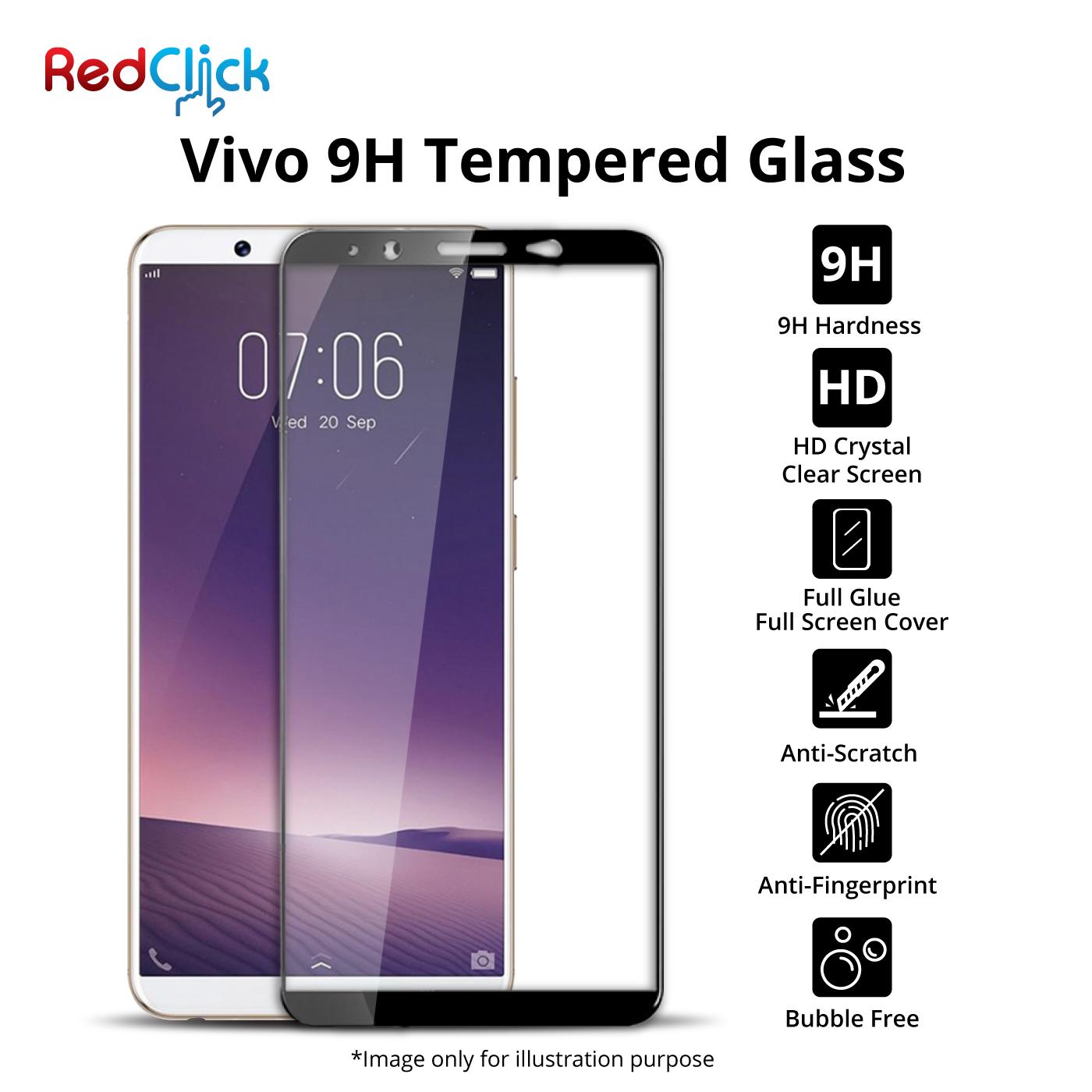 Kính cường lực ViVo Y71 Đen (Full Màn, Full Keo)