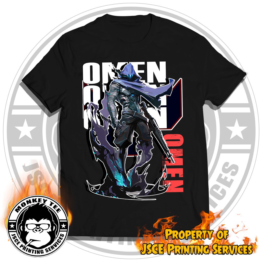Áo thun valorant omen cưc chất siêu ngầu | level up store