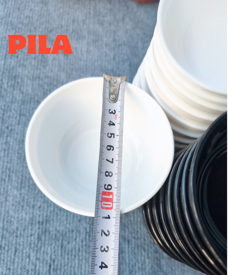 Chén Ăn Cơm Melamine Thổi Bông Xanh Đỏ Đẹp