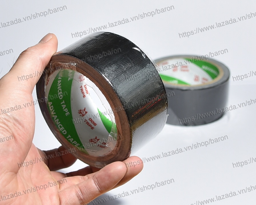 [HCM]1 Cây (6 Khoanh) Băng Keo Bố (Vải) ?ĐEN 1 Mặt 5F