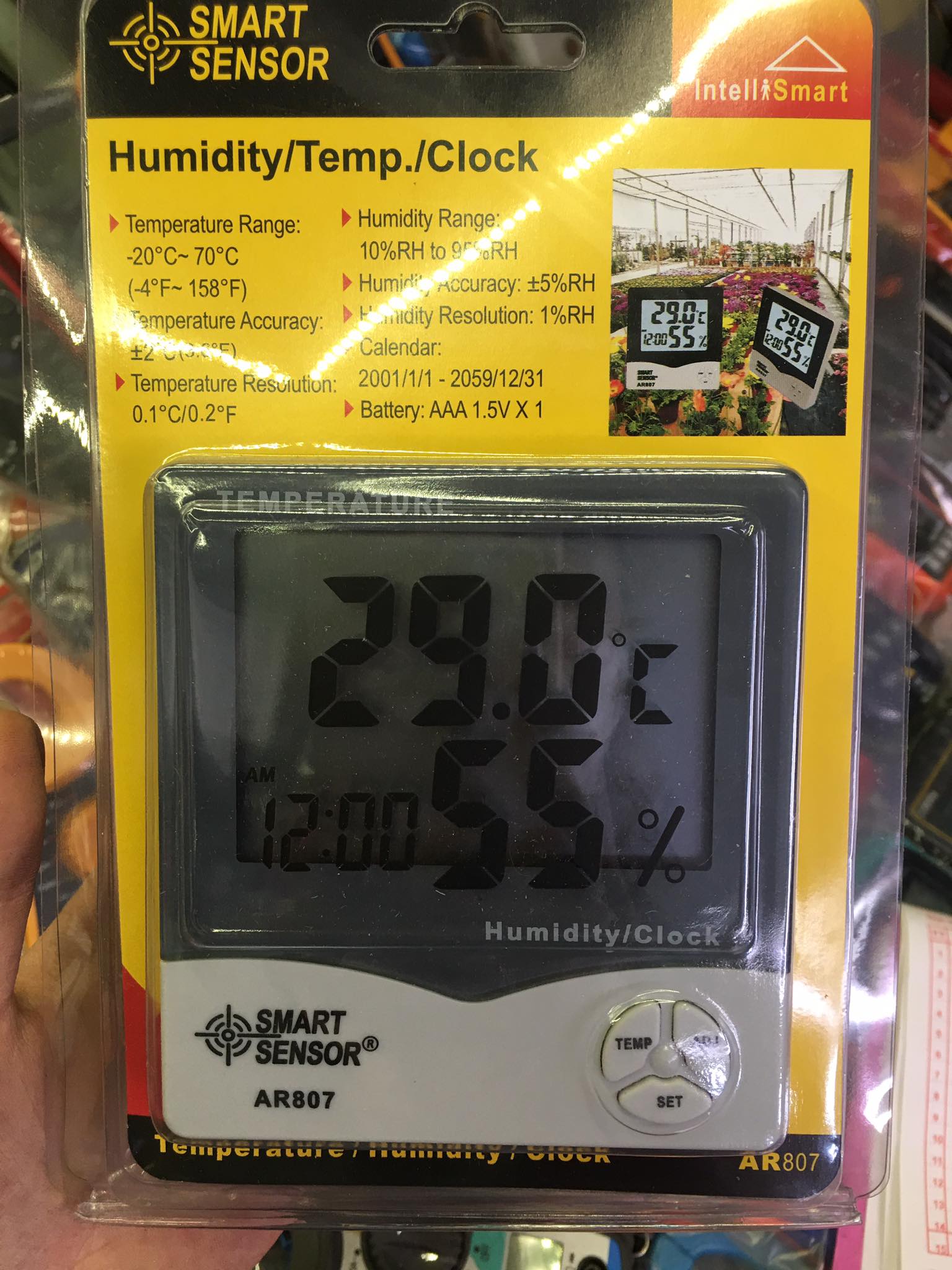 Đo nhiệt độ độ ẩm AS807