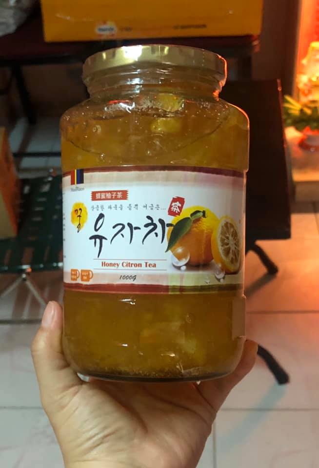 [NEW THÁNG 12/2025]Mật Ong Chanh Hàn Quốc Nonghyup - Nắp Vàng Hủ 1 Kg
