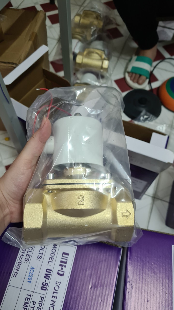 Van điện từ đồng phi 21-27-34-42-48-60mm - 220v ( luôn đóng)
