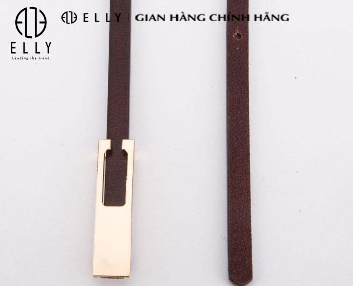 [Brand Day] Dây lưng nữ cao cấp da thật ELLY – ED21