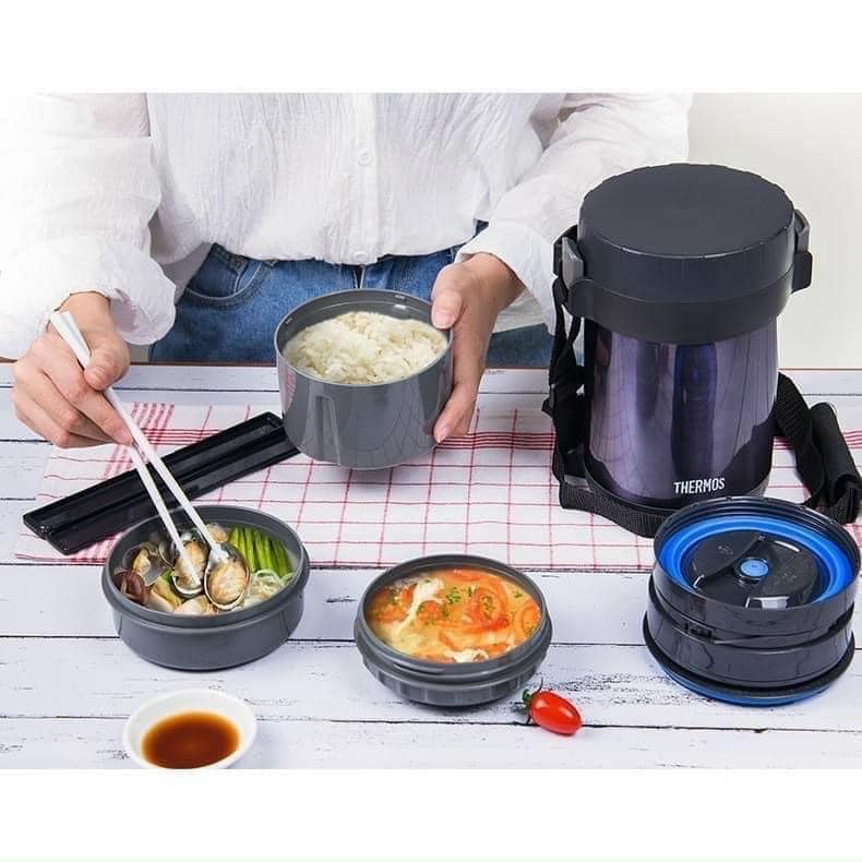 Cặp lồng cơm giữ nhiệt Thermos nội địa Nhật Bản