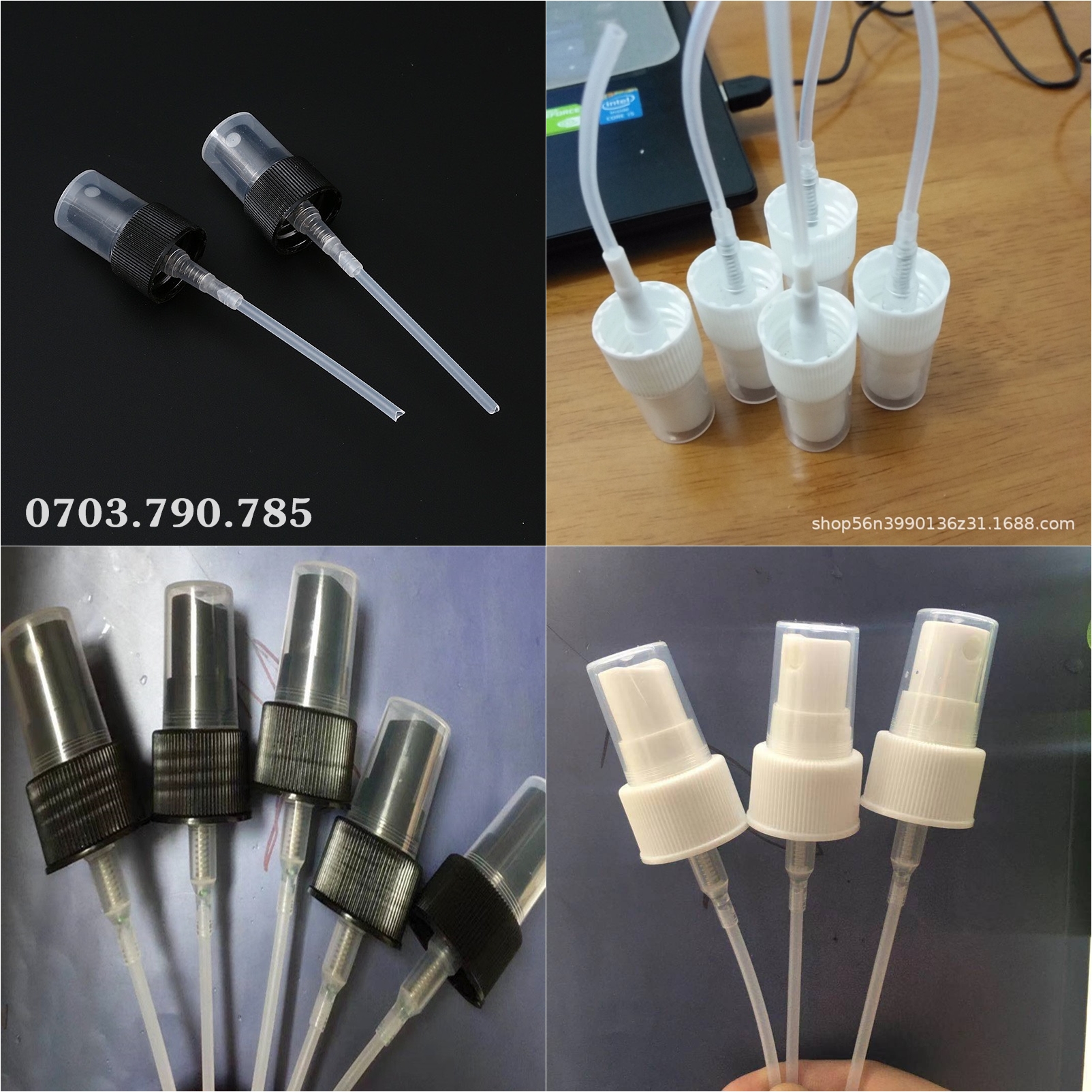 Set 2 Nắp Đầu Vòi Xịt Phun Sương Phi 18 / 20 / 22 / 24