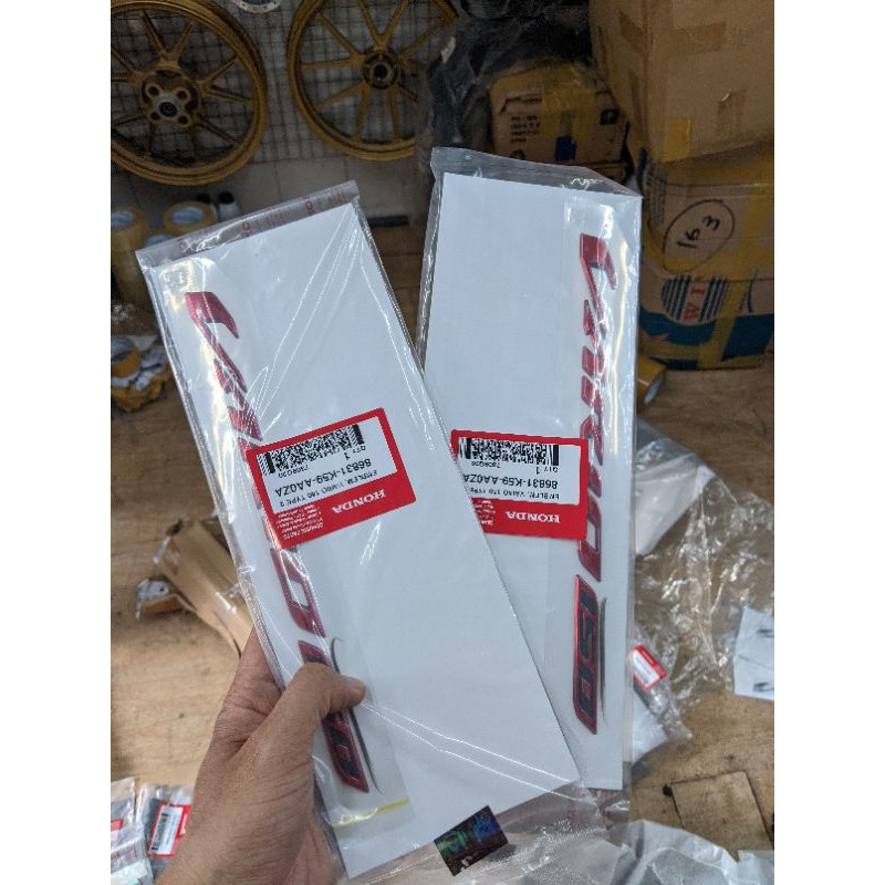 [HCM]Một cặp tem nổi Honda Vario Click 2018 2019 2020 sản xuất tại HONDA INDONESIA nguyên bao bì đóng gói từ nhà máy