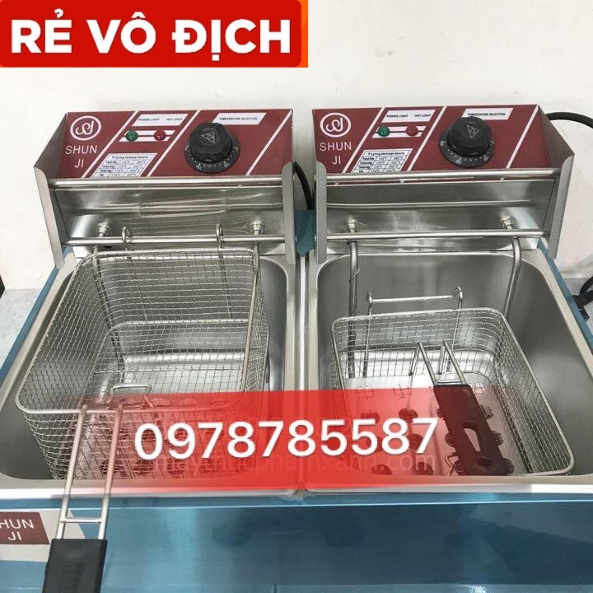 [HCM]Bếp chiên nhúng điện đôi 2 hoc