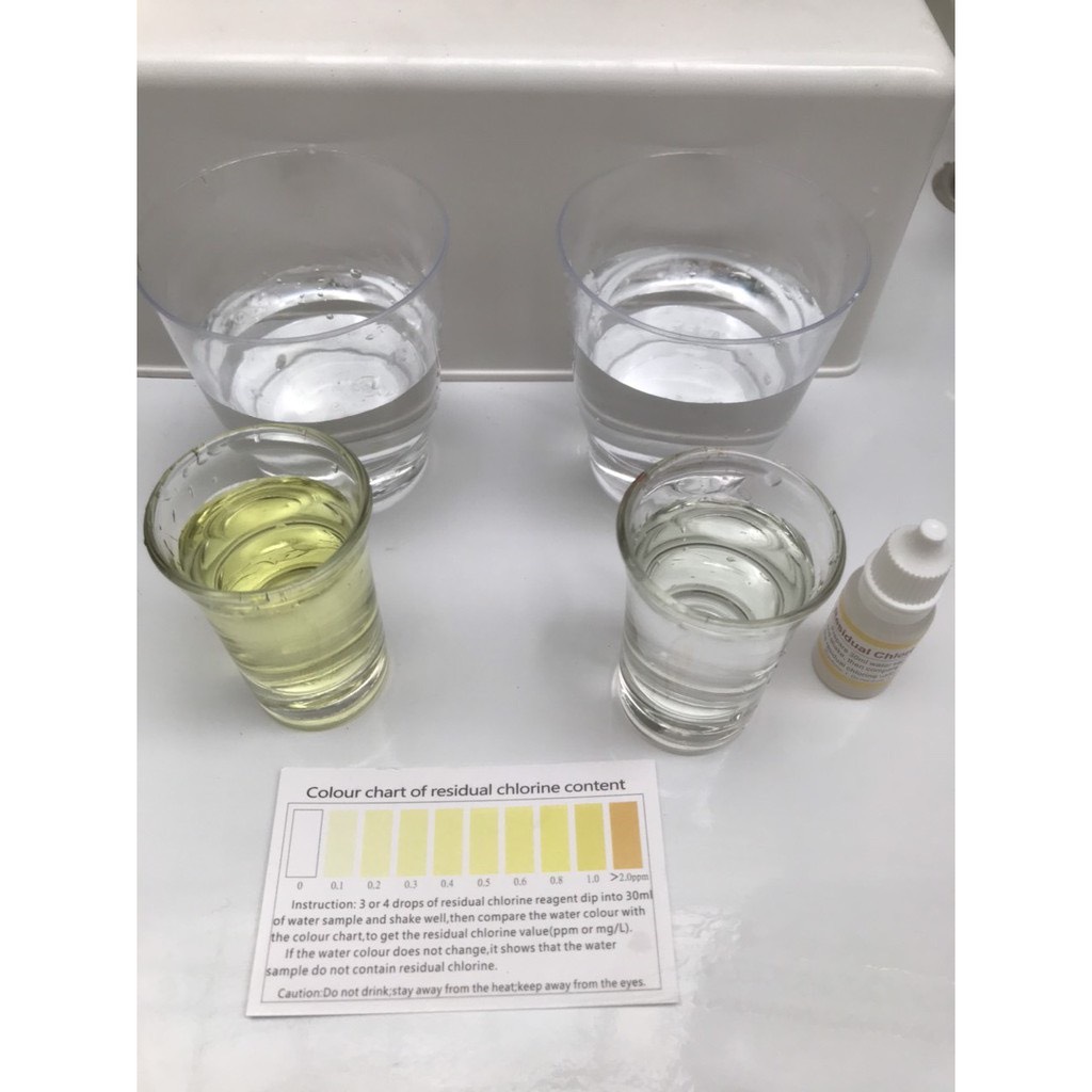Dung Dịch Thử Clo Dư Trong Nước Máy - Lọ Dung Dịch 10ml
