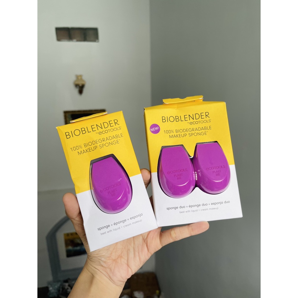 ( UPDATE BAO BÌ MỚI 2022 ) !! Bông mút trang điểm Ecotools mẫu mới