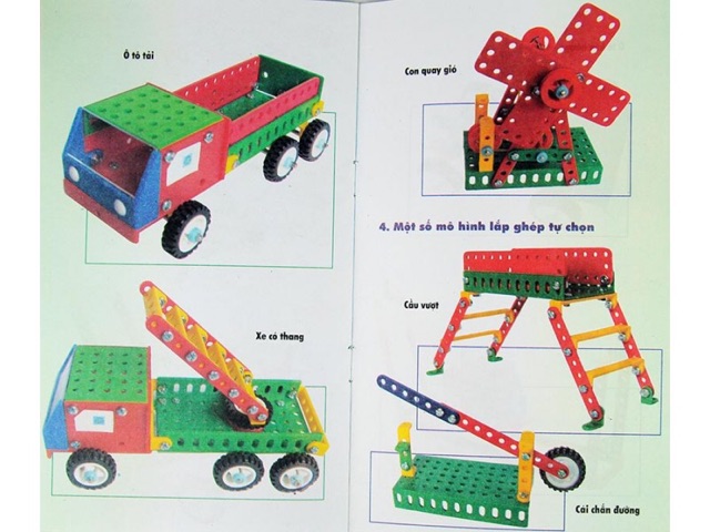 Bộ lắp ghép mô hình kĩ thuật lớp 4