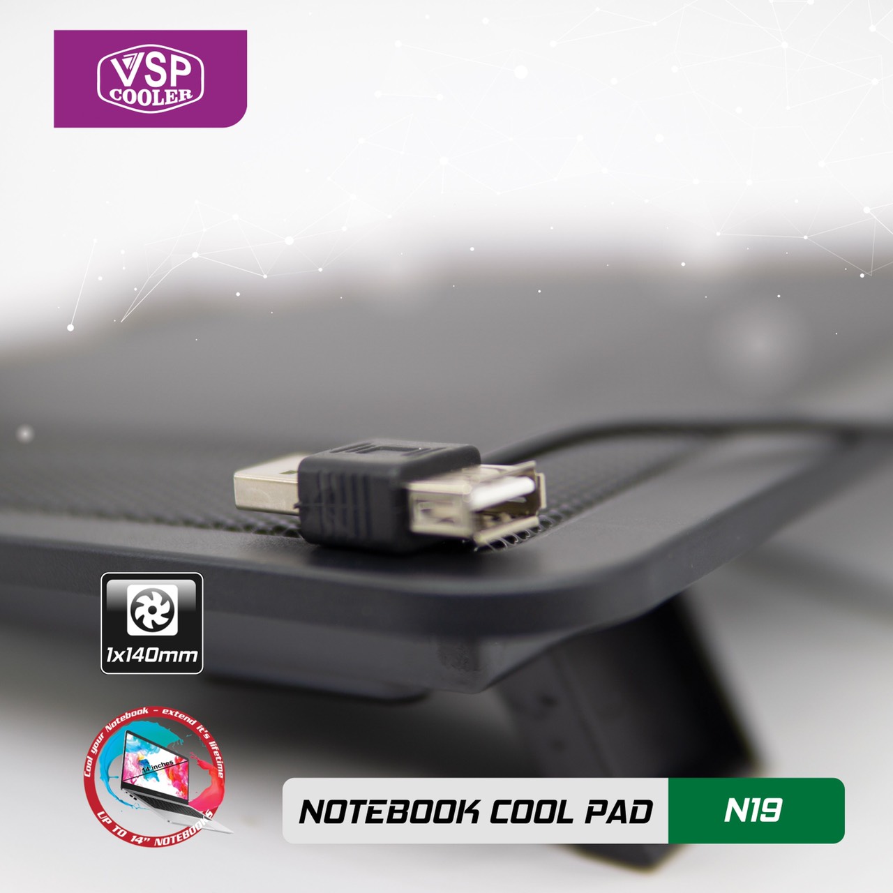 [HCM]Fan VSP Cooler N19 (1*Fan 14cm)