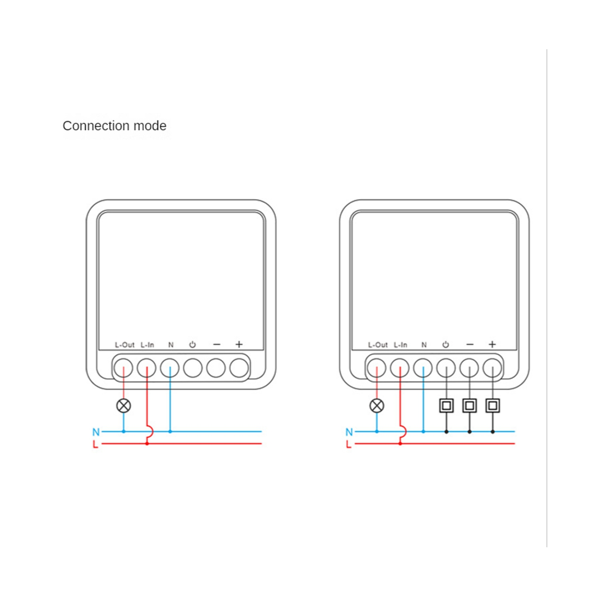 1 Piece Tuya WiFi Smart Dimmers Switch Module Smart Dimmer Switch Supports 2 Way Control Work with for Alexa Google Home